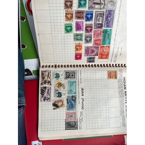 234 - Two stamp albums