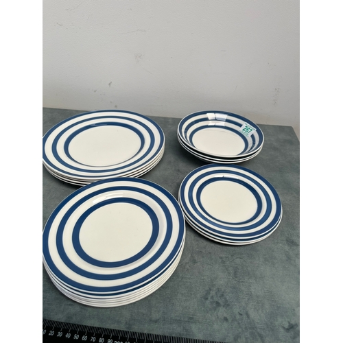 267 - Various Swinnerton's Sumerset Blue Ironstone