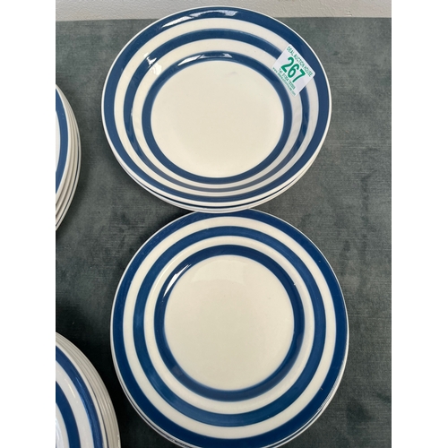 267 - Various Swinnerton's Sumerset Blue Ironstone