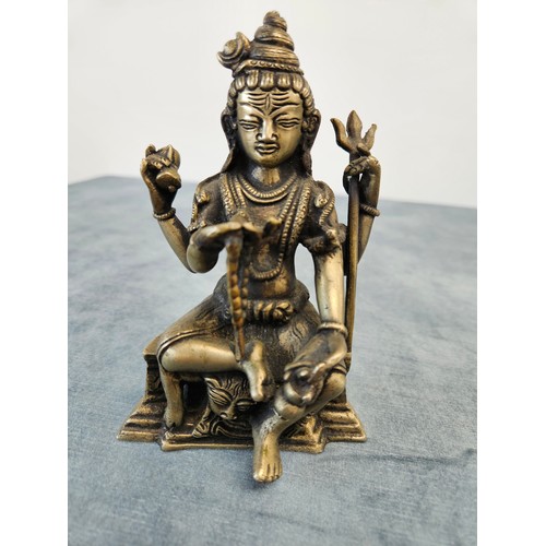 278 - Bronze statue of Hindu god Lord Shiva.
He is the God of destruction, Shiva is the Supreme Lord who c... 