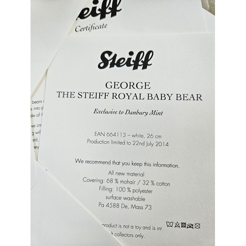 291 - George - Steiff Royal Baby Bear

Steiff limited edition collectors bear 
 
As new - never displayed ... 