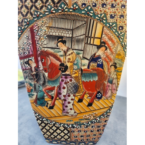 303 - Large oriental square vase