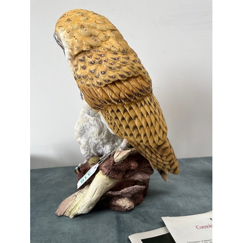 316 - Large Connoisseur of Malvern 

Barn Owl with Fledging 

Limited edition