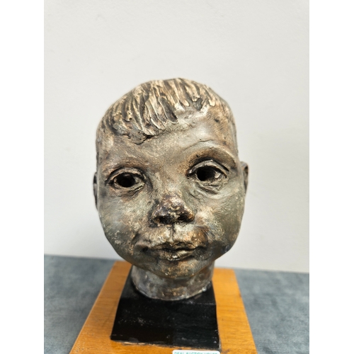 392 - Plaster Maquette of a young boy.
7in tall (without base)
In the style of Jacob Epstein