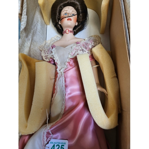 425 - Gibson Girls Franklin Mint doll - 
The Edwardian Boudoir Doll