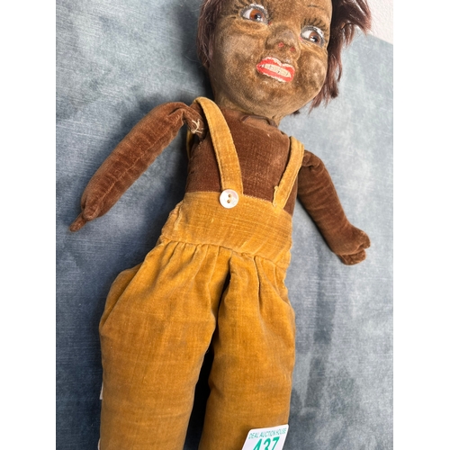 437 - Vintage Nora Wellings black doll