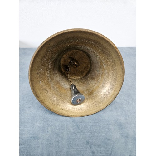 469 - Large vintage school bell 
28cm high