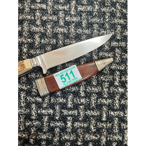 511 - Black forest hunting knife