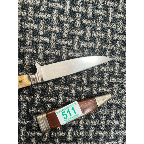 511 - Black forest hunting knife