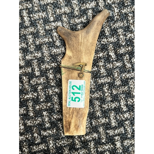 512 - Handmade antler skinning knife