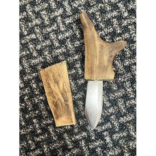 512 - Handmade antler skinning knife