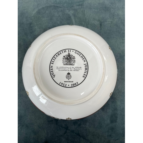 179 - Queen Elizabeth II Golden Jubilee bowl - Royal Worcester