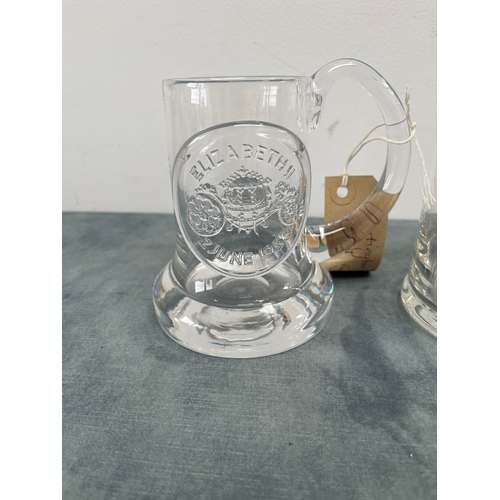 240 - Darlington glass tankard - Silver Jubilee & J.S Bach 
One other Shepherd Neame glass tankard