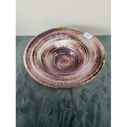 271 - Glass colorful bowl