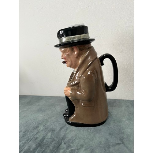 284 - Porcelain Toby jug in the form of Winston Churchill