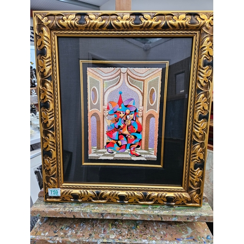 759 - Limited edition framed limited edition picture from Park West Gallery 

Titled- Joker's Ballroom 

S... 