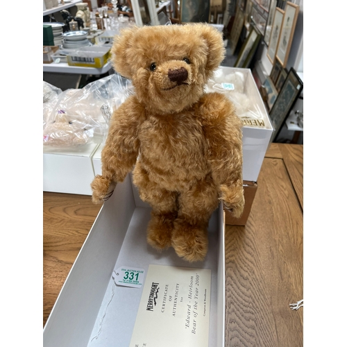 331 - Merrythought limited edition mohair bear. 

Edward - Heirloom Bear of the Year 2000