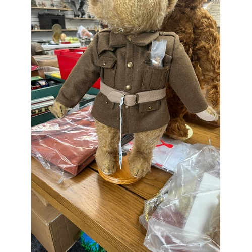 333 - Merrythought limited edition mohair bear. 

Tommy - The World War I Centenary Bear