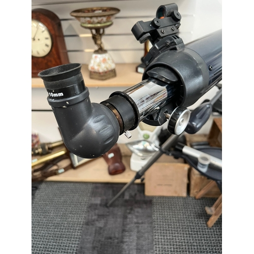 351 - Celestron AstroMaster 90 telescope on stand