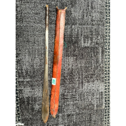 402 - Kikuyu simi with scabbard