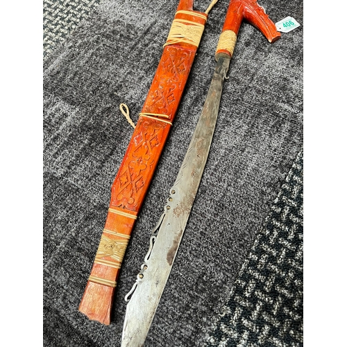 406 - Iban Dayak Mandau or Parang Ilang Sword - Borneo