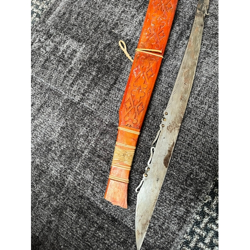 406 - Iban Dayak Mandau or Parang Ilang Sword - Borneo