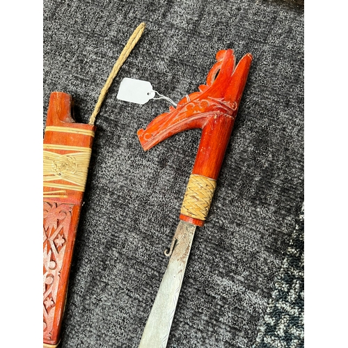 406 - Iban Dayak Mandau or Parang Ilang Sword - Borneo