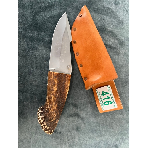 416 - Smith and Wesson marked hunting knife