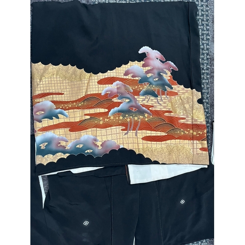 417 - Vintage Japanese tomesode kimono