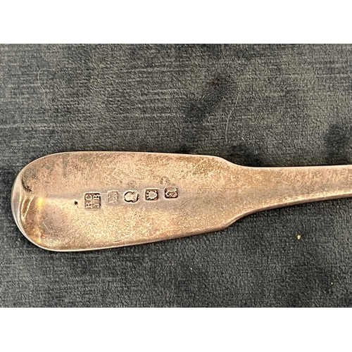 602 - Solid silver hallmarked serving spoon - 71g