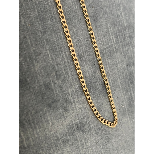 615 - 9ct gold curb chain - 4.5g