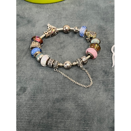 644 - Ladies Chamilia charm bracelet