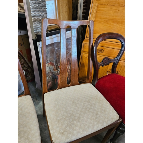 39 - 2 x Nathan retro chairs