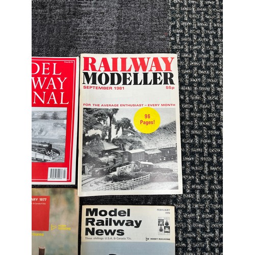 523 - Large amount of vintage railway model magazines. 13 full boxes in total. 

We we estimate that each ... 