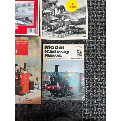 523 - Large amount of vintage railway model magazines. 13 full boxes in total. 

We we estimate that each ... 