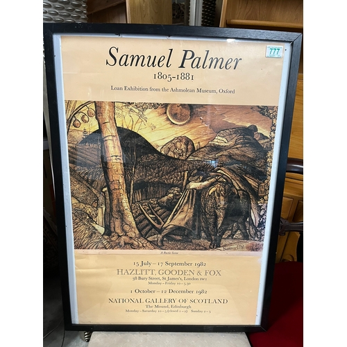 777 - Vintage museum poster - Samuel Palmer 1982

Internal poster measures - 51cm x 76cm