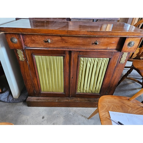 8 - Antique mahogany credenza