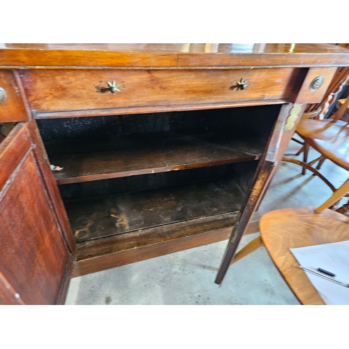 8 - Antique mahogany credenza