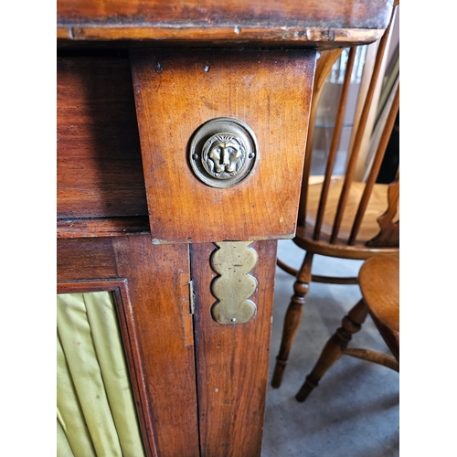 8 - Antique mahogany credenza