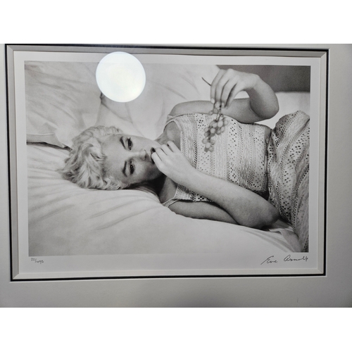 768 - EVE ARNOLD (American, 1912-2012) Marilyn Monroe giclée print, signed and numbered with certificate