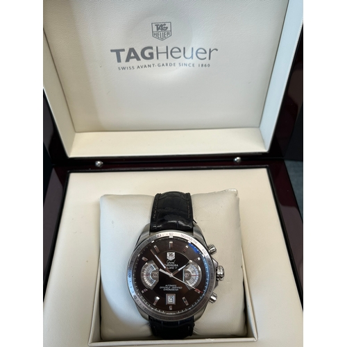 621 - Tag Heuer Grand Carrera Calibre 17 automatic wristwatch - CAV511E