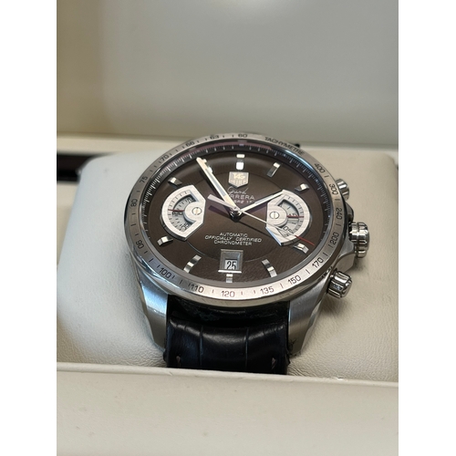 621 - Tag Heuer Grand Carrera Calibre 17 automatic wristwatch - CAV511E