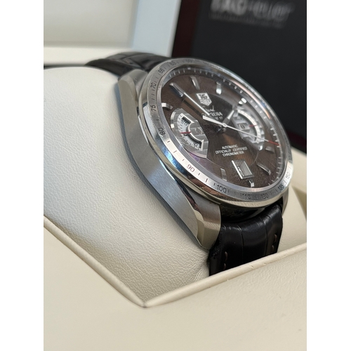 621 - Tag Heuer Grand Carrera Calibre 17 automatic wristwatch - CAV511E