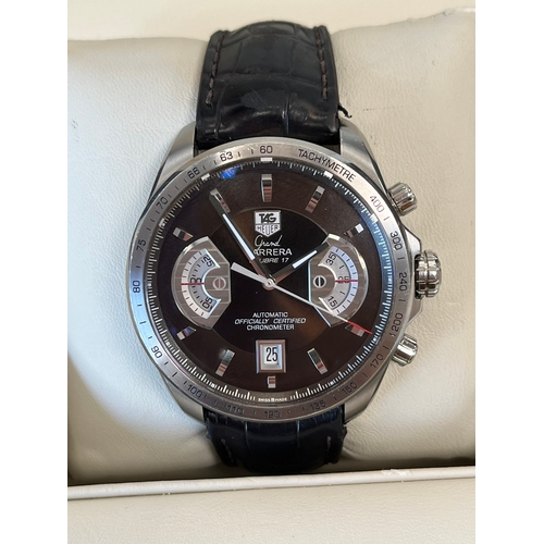 621 - Tag Heuer Grand Carrera Calibre 17 automatic wristwatch - CAV511E