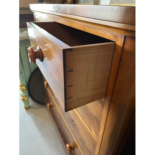 5 - Large antique mahogany chest of drawers