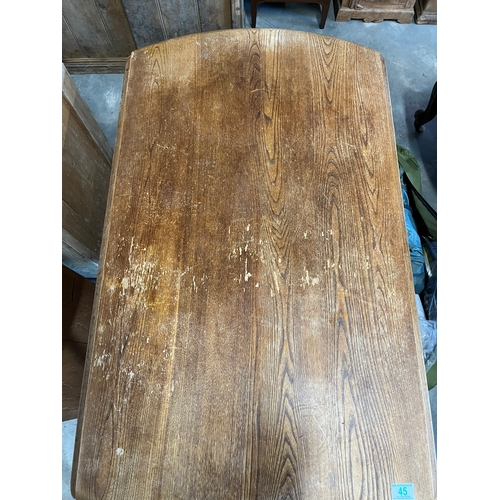 45 - Ercol drop leaf dining table