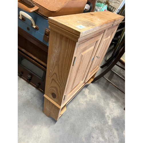 46 - Small pine wall cupboard