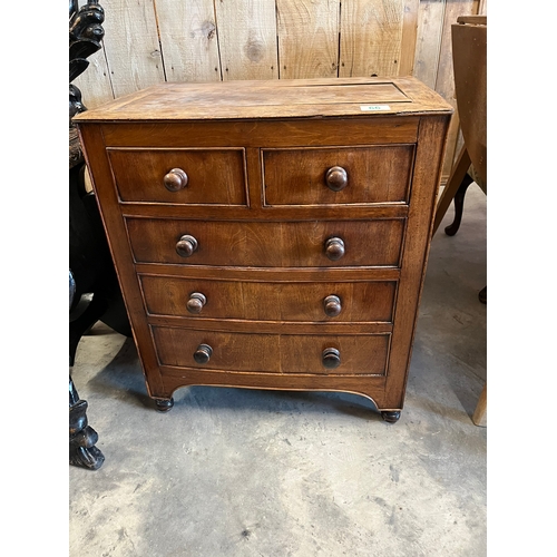 66 - Small antique mahogany drawers