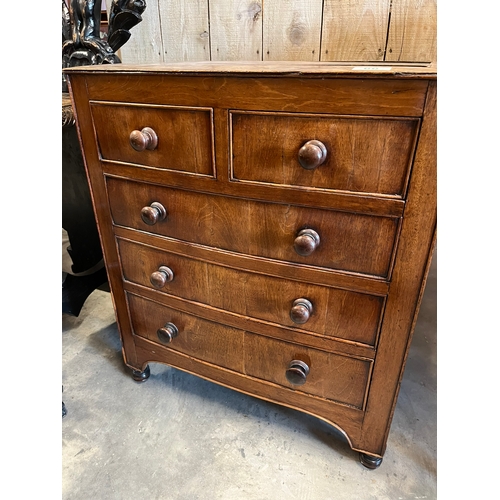 66 - Small antique mahogany drawers