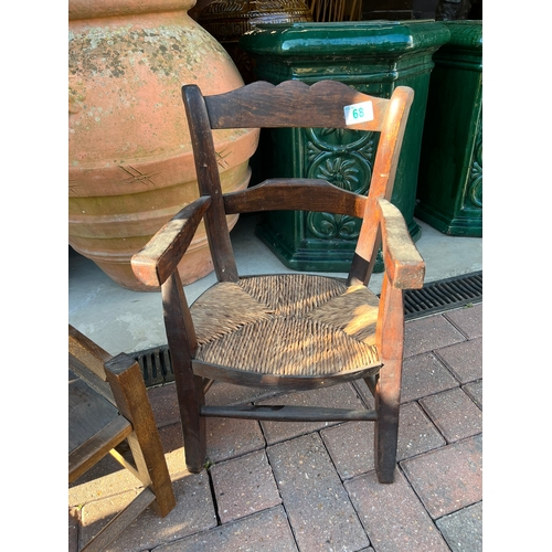 68 - 2 x small child's chairs